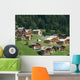 Chalets En Haute Savoie Wall Decal