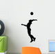 Volleyball Silhouette Wall Decal