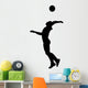 Volleyball Silhouette Wall Decal
