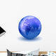 Blue Earth Globe Wall Decal