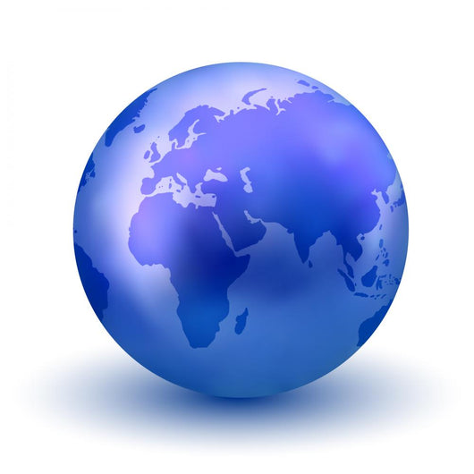 Blue Earth Globe Wall Decal