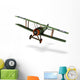 Biplane Cartoon Wall Decal