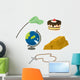 Objects Wall Mural