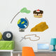 Objects Wall Mural