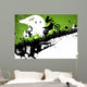Motocross Freestyle Abstract Wall Decal