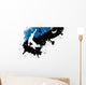 Skateboard Freestyle Abstract Background Wall Mural