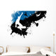 Skateboard Freestyle Abstract Background Wall Mural