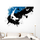 Skateboard Freestyle Abstract Background Wall Mural