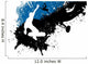 Skateboard Freestyle Abstract Background Wall Mural