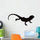 Australian Bearded Lizard Silhouette Wall Decal