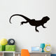 Australian Bearded Lizard Silhouette Wall Decal