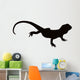 Australian Bearded Lizard Silhouette Wall Decal