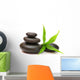 Stones and bamboo Wall Decal