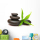 Stones and bamboo Wall Decal