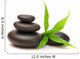 Stones and bamboo Wall Decal