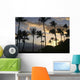 Palm Tree Sunset Wall Decal
