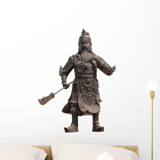 Ancient God Guan Yu Wall Decal