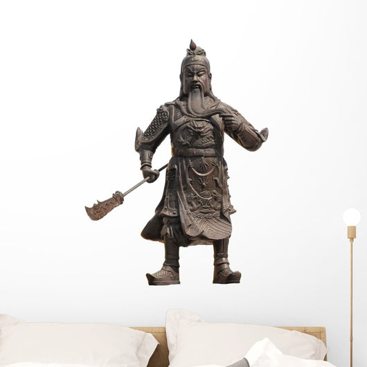 Ancient God Guan Yu Wall Decal