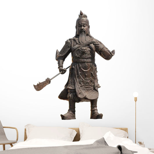 Ancient God Guan Yu Wall Decal