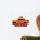 Yellow New York taxi cab Wall Decal