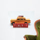 Yellow New York taxi cab Wall Decal