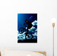 Bike and Clouds Wall Mural