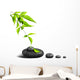 Zen Stones Bamboo Wall Decal