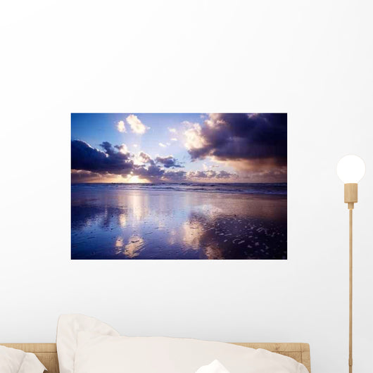 Ocean and Sunset Wall Decal Design 2