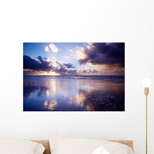 Ocean and Sunset Wall Decal Design 2