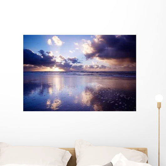 Ocean and Sunset Wall Decal Design 2