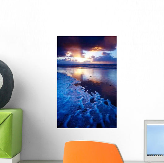 Ocean and Sunset Wall Decal Design 1
