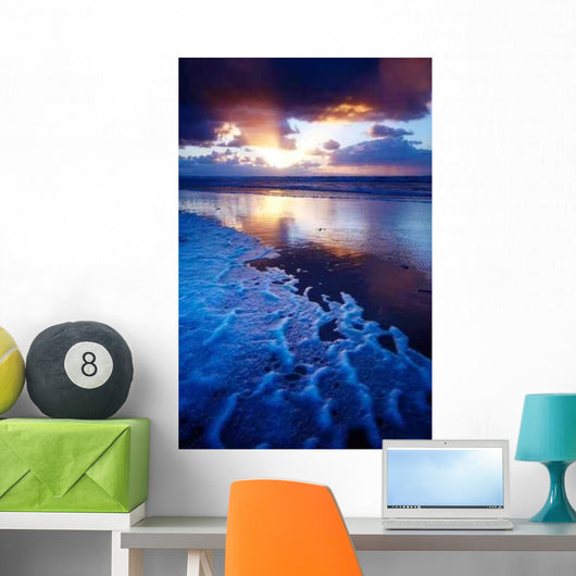 Ocean and Sunset Wall Decal Design 1