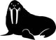 Walrus Resting Water Animals Wall Decal