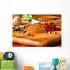 Spices in beautiful sunlight Wall Mural