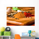 Spices in beautiful sunlight Wall Mural