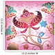 Abstract Pink Floral Wall Mural