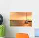 Sailboat at Sunset Wall Mural