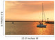 Sailboat at Sunset Wall Mural