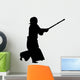 kendo fighter #3 silhouette Wall Decal
