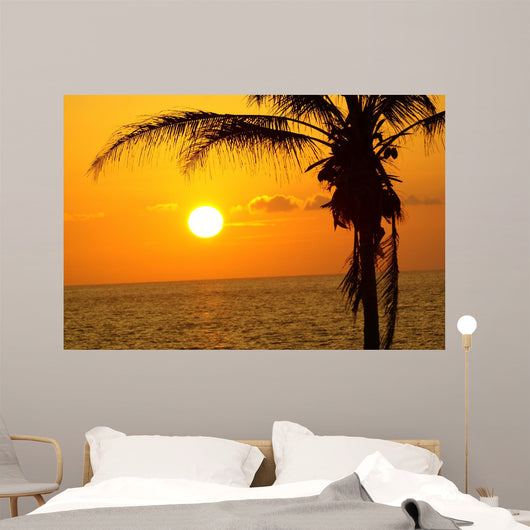 Sonnenuntergang Hawaii Wall Mural