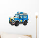 Off Road Police Vehicle Wall Decal