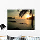 Sunset Island Wall Decal