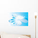 Fantastic Blue and White Wall Mural