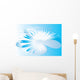 Fantastic Blue and White Wall Mural