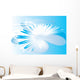 Fantastic Blue and White Wall Mural