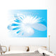 Fantastic Blue and White Wall Mural