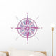 Vintage Wind Rose Compass Wall Decal