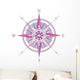 Vintage Wind Rose Compass Wall Decal