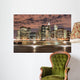 Manhattan Skyline at Night Wall Mural