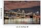 brooklyn bridge  at night Wall Mural